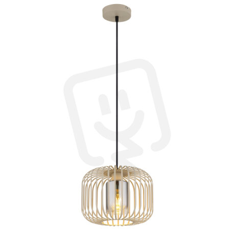 Závěsné svítidlo ALFRED písková 1xE27, max. 40W 230V GLOBO 15758H1