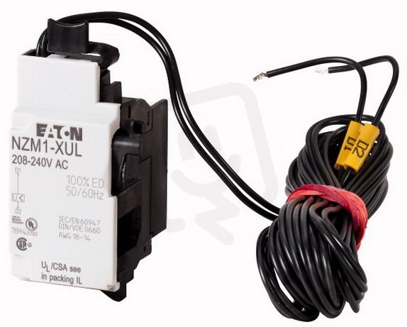 Eaton 259471 Podpěťová spoušť pro NZM1, vodiče, 208-240V~ NZM1-XUL208-240AC