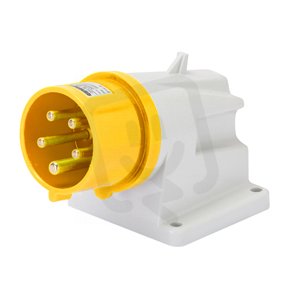 Gewiss GW60401  Přívodla pevná nástěnná 90° 2pól.+E 16A 110V 4H IP44