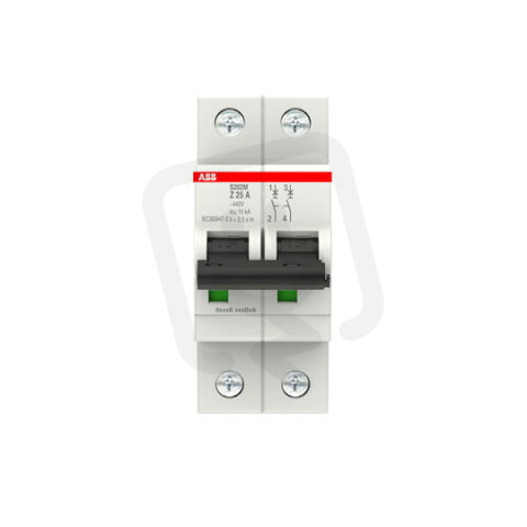 S202M-Z25 2F jistič 25 A char. Z 10kA ABB 2CDS272001R0518