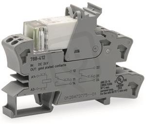 Reléový modul, jmenovité vstupní napětí AC 115 V, 1 přepínací kontakt, šedá