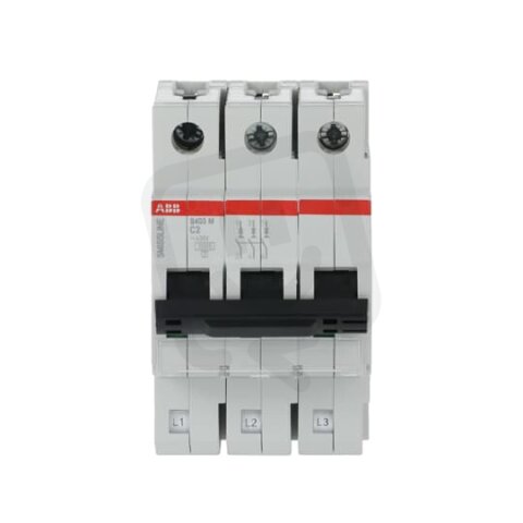 S403M-C2 Jistič 3p char.C 2A Icn 10kA ABB 2CCS573001R0024