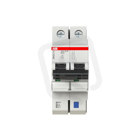 S401M-B10NP Jistič 1 pólový NPB 10A 10000 230/400V ABB 2CCS571103R8105