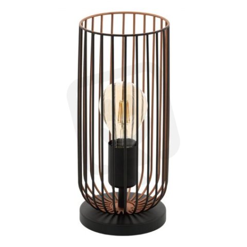 Stolní svítidlo ROCCAMENA 1xE27 černá/měď 60W IP20 EGLO 49646