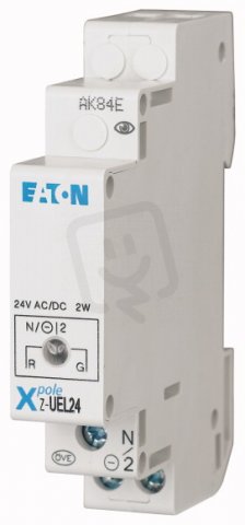 Eaton 284924 Světelné návěstí červená+zelená 1x LED, Un=24V AC/DC Z-UEL24