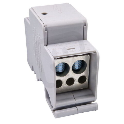 Distribuční blok DTB 120/2x50+3x16 šedý ELEKTRO BEČOV UB12050.21