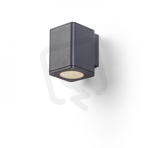 MIZZI SQ I nástěnná antracitová 230V LED 12W 44° IP54 3000K RENDL R11964
