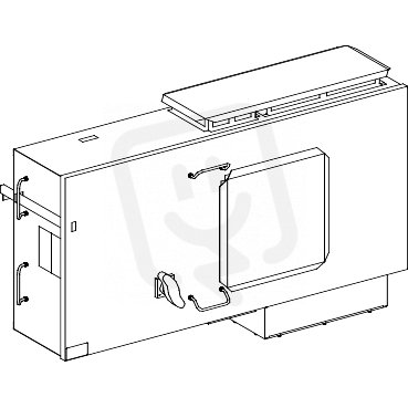 Schneider KTB1000HF4 KT pevná vývodní skříň 3L N PE pojistková 1000A