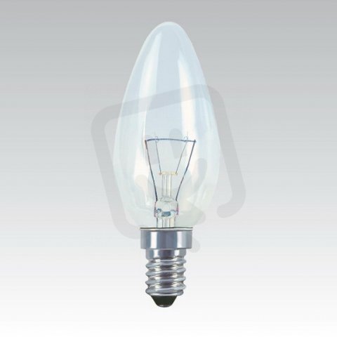 Svíčková čirá žárovka AK 240V 25W E14 clear NBB (POUZE PRŮMYSL) NBB 364003000