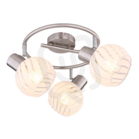 Stropní svítidlo WILLY nikl 3xE27, max. 40W 230V GLOBO 54025-3