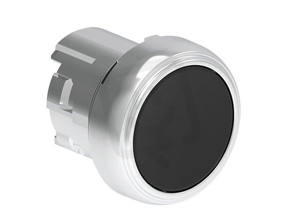 Lovato LPSB102 Tlačítko s návratem kovové d22mm lícující černé