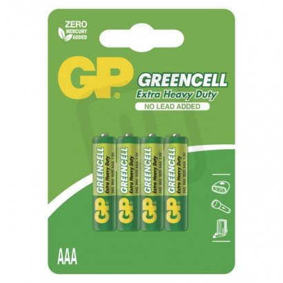 GP zinková baterie GREENCELL AAA (R03)/1012114000/ B1211