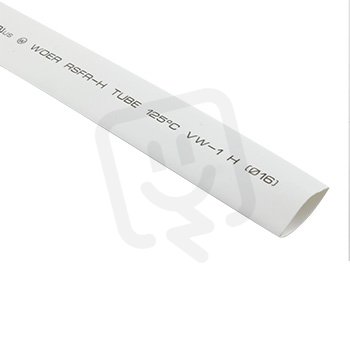 Teplem smršťovací bužírka 16/8 mm, poměr smrštění 2:1, bílá FK TECHNICS 4738011