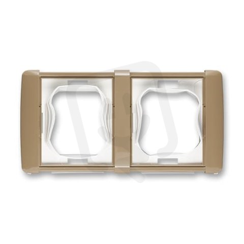 ELEMENT Dvojrámeček (s těsnicí manžetou) IP44 kávová ABB 3901E-A00942 H5