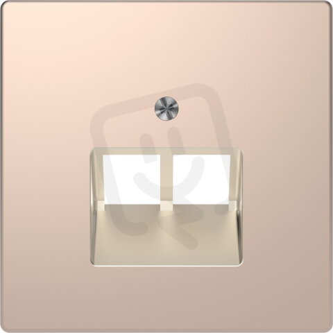 Centrální deska Merten D-Life pro dat.zás. Brushed Gold SCHNEIDER MTN4522-6051