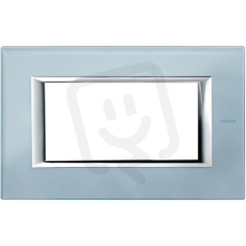 Legrand HA4804VZS BTAX RÁMEČEK 4M SKLO MODRÉ