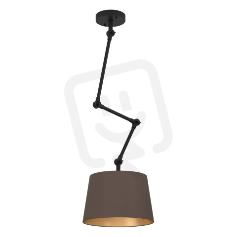Stropní svítidlo PISTUNIO 1xE27 černá/cappuccino 40W IP20 EGLO 390198