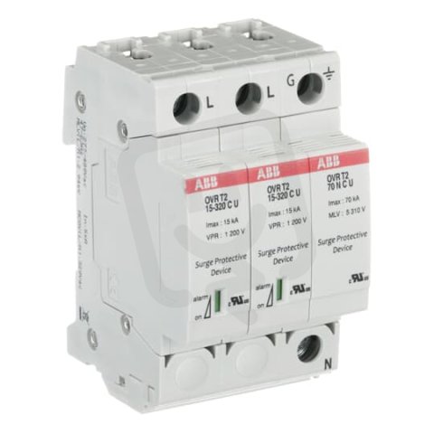 OVR T2 2N 40-320 P TS U Přepěťová ochrana T2 40-320 kA ABB 2CTB802344R2500