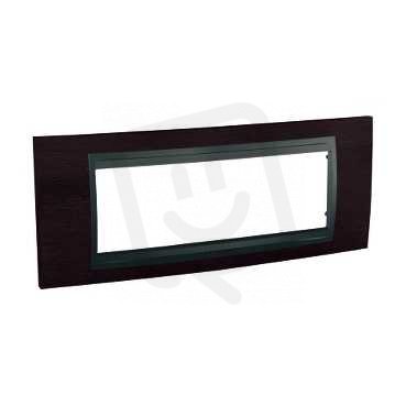 Unica Top Krycí rámeček šestimodulový, Wenge/Grafit SCHNEIDER MGU66.106.2M3
