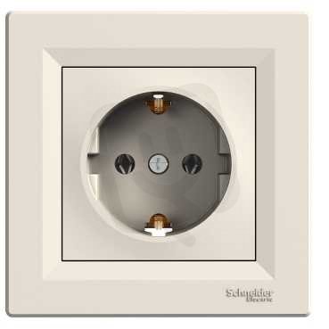 ASFORA Zásuvka SCHUKO 250V 16A, krémová SCHNEIDER EPH2900123