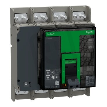 Kompaktní jistič ComPacT NS1000H 70kA 4P 1000A pev. manual, 5.0