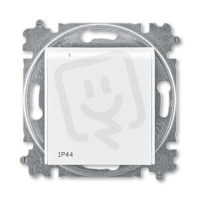 ABB LEVIT zásuvka s kolíkem a víčkem (IP44) bílá 6619H-A06997 03 (náhrada 5519)