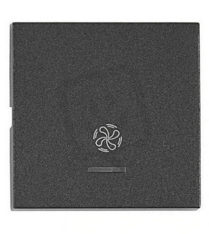 Kryt přístrojů s průhledem, symbol ventilátor, antracit SCHRACK EV112219--