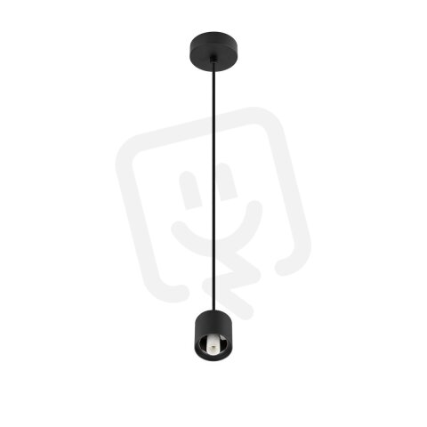 SLV VARYT, závěsné světlo, E14, délka závěsu 150cm, 1x max. 6W, černá barva