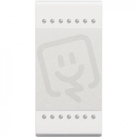 BTICINO LIVINGLIGHT MYHOME KRYTKA SPÍNAČE PRO 2 FUNKCE 1MODULOVÁ BÍLÁ N4911N