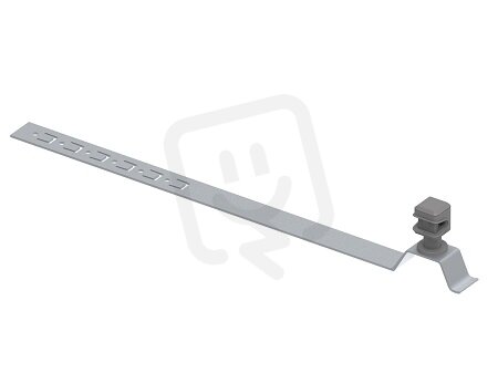 Plastový držák s příchytkou L415 pod střešní krytinu na drát d8mm StZn/plast