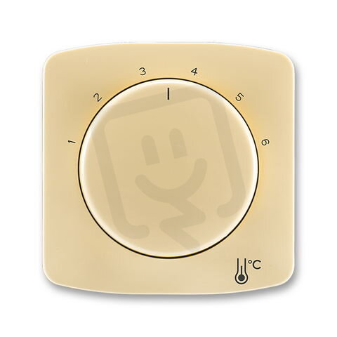 Kryt termostatu s otočným ovládáním, béžová ABB 3292A-A00300 D
