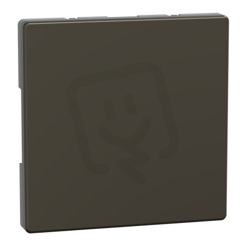 Záslepka, Merten System D, mocca kovová, kov SCHNEIDER MEG4075-6052