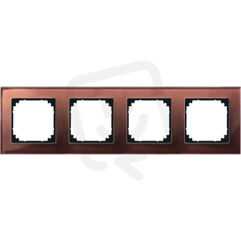 Rámeček M-Elegance 4násobný Mahogany Br SCHNEIDER 489415