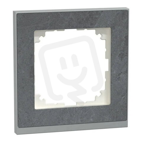 Krycí rámeček, Merten M-Pure Decor, jednonásobný, Slate SCHNEIDER MEG4010-3669