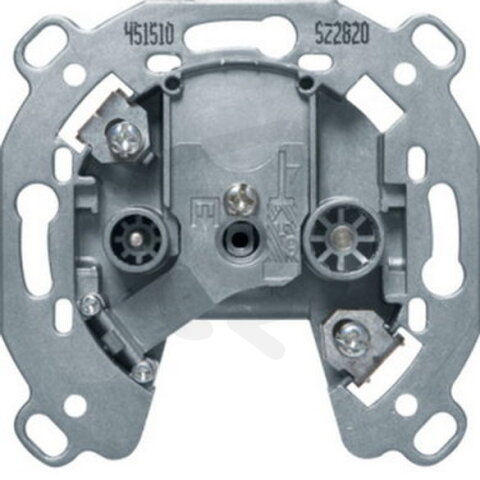 Zásuvka, anténní, TV-R, průchozí, 75 ohmů, 10db HAGER WDF45921