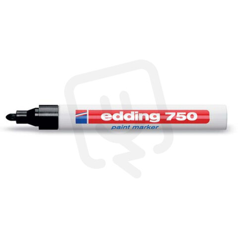 EDDING 750 černá Permanentní pero s kulatým hrotem 2-4mm / barva černá