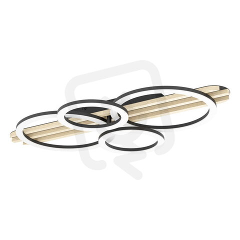 DL LED SCHWARZ/HOLZ L730CEMBRANO
