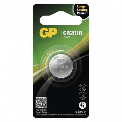 GP lithiová knoflíková baterie CR2016/1042201611/ B15161