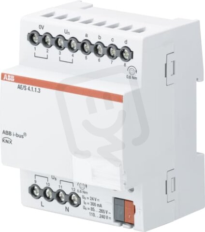 ABB KNX Řadový analogový vstup 4násobný AE/S4.1.1.3 2CDG110190R0011