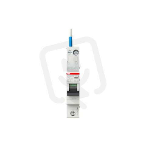 DSE201 C10 A30 kombinace jistič/chránič 1P+N 1M 10A 30mA C A ABB 2CSR255151R1104