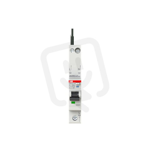 ABB DSE201 M C6 A30 kombinace jistič/chránič 1P+N 1M 10kA 6A 30mA C A