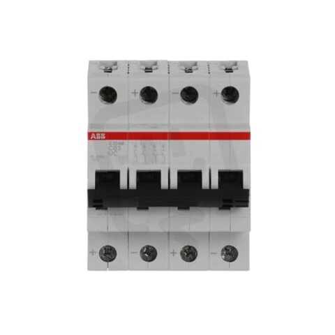 S204M-C63UC jistič 4P 63A char. C ABB 2CDS274061R0634