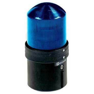 Schneider XVBL1G6 Světelný sloup s vestavěným zábleskovým světlem, 120 V - modrý