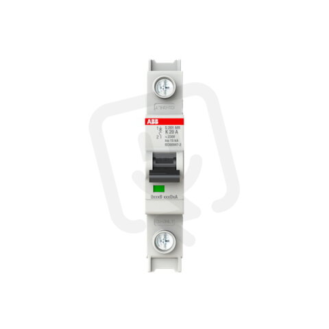 S201MR-K20 jistič char. K Icu: 10kA 20A 1p UL 1077 ABB 2CDS271437R0487