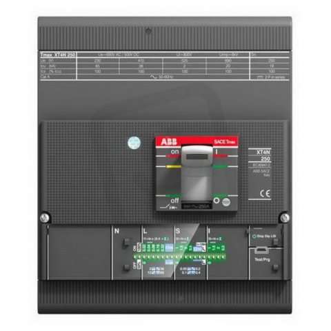 Výkonový jistič XT4H 160 Ekip LS/I In=63A 4p F F ABB 1SDA068532R0001