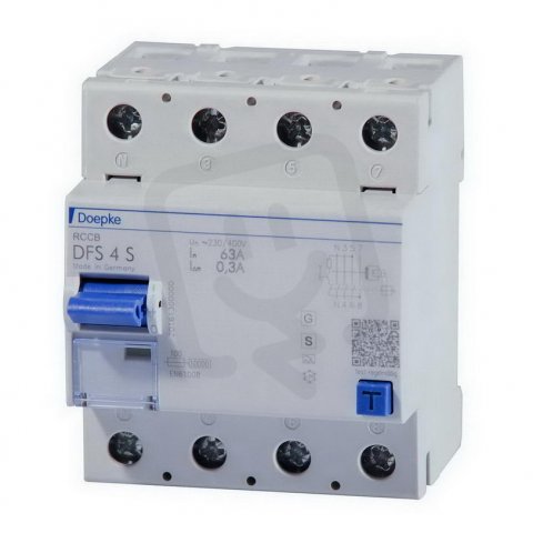 Proudový chránič DFS4 080-4/0,10-A S 4P, 80 A, 0.10 A DOEPKE 09155905