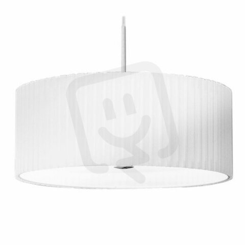 COLE II závěsná 50 krémově bílá plisované 230V E27 3x40W RENDL 06094520020