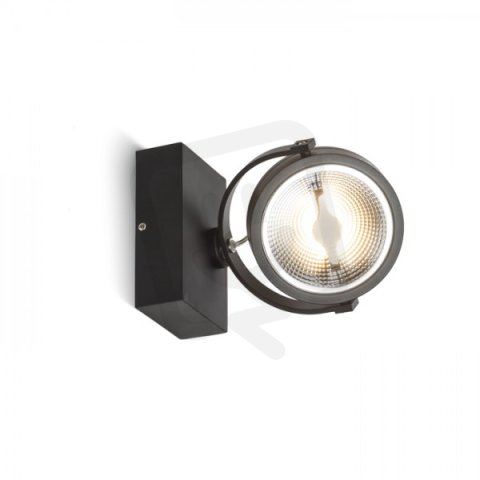 KELLY LED I DIMM nástěnná černá 230V LED 12W 24° 3000K RENDL R13105