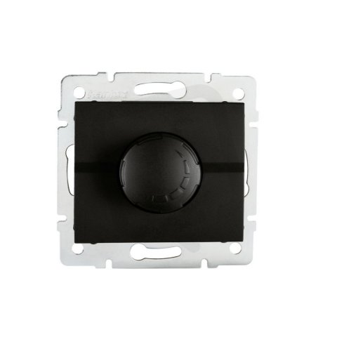 LOGI Otočný stmívač 500W s filtrem - černá matná KANLUX 33584