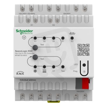 Spacelogic KNX Fan coil 0-10V kontrolér SCHNEIDER MTN6730-0003